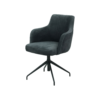 Scaun Zion din materiale premium, scaun dining, picior rotativ