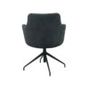Scaun Zion din materiale premium, scaun dining, picior rotativ