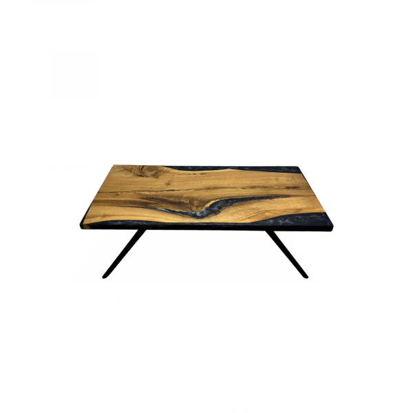 black river epoxy coffee table
